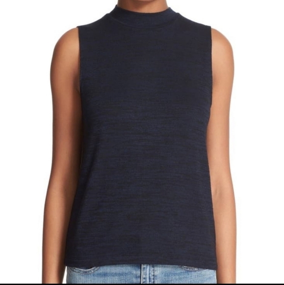 🌸 Rag & Bone | Heather Blue‎ Knit Sleeveles - Picture 1 of 11